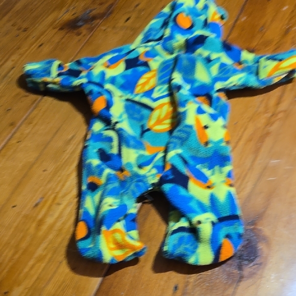 Patagonia Sz 6m Fleece Colorful Kids One Piece - Picture 5 of 7